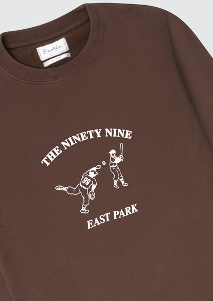 Crew-neck sweatshirt with print