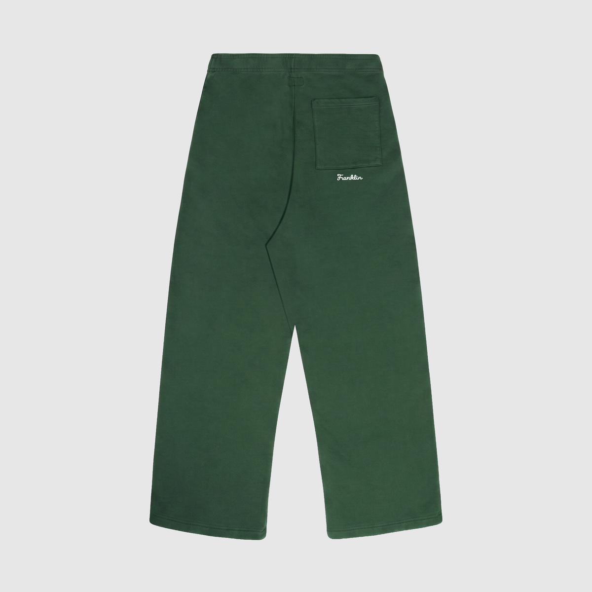 Pantalón oversize de felpa con bordado