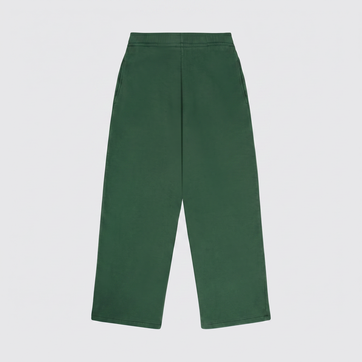 Pantalón oversize de felpa con bordado