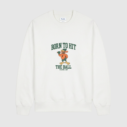 Crew-neck sweatshirt with print