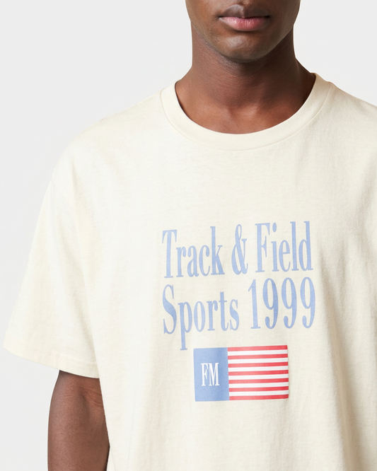 Tees manica corta in jersey con stampa sul petto