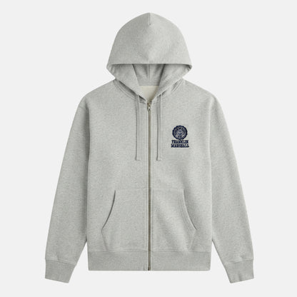 L'iconica felpa con zip e cappuccio della collezione "Heritage"
