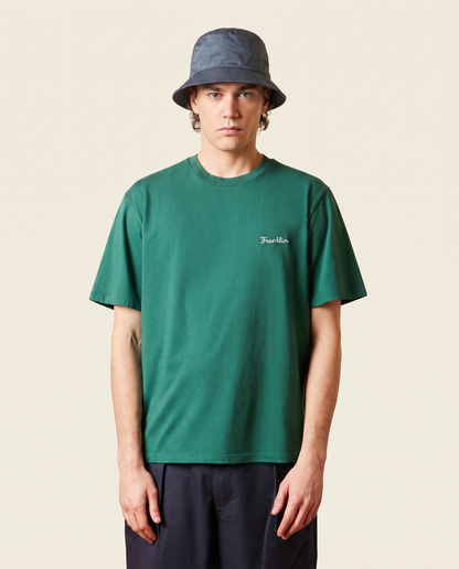 T-shirt manica corta in jersey con ricamo