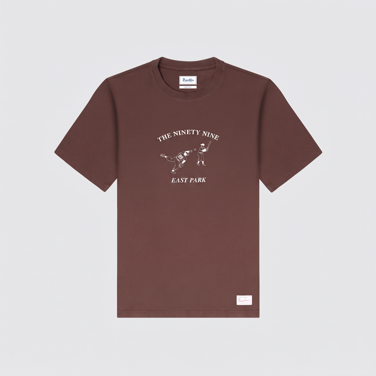 T-shirt manica corta in jersey con stampa sul petto