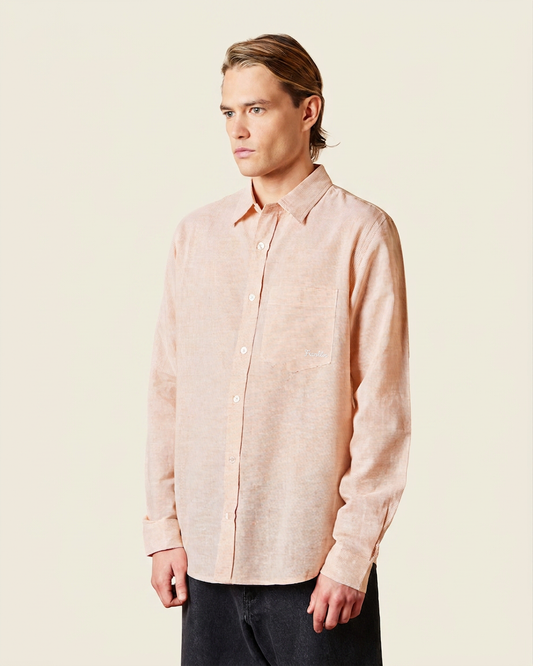 Camicia modello "Comme"con taschino e ricamo