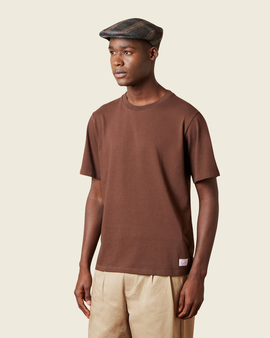 Short sleeve jersey tees with label