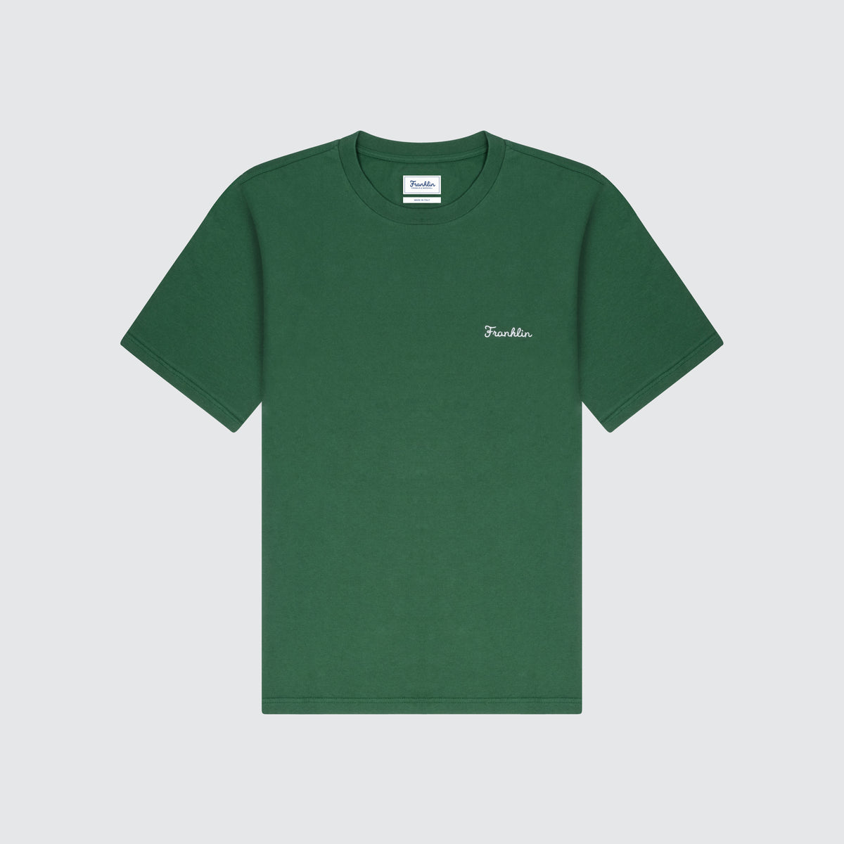 T-shirt manica corta in jersey con ricamo