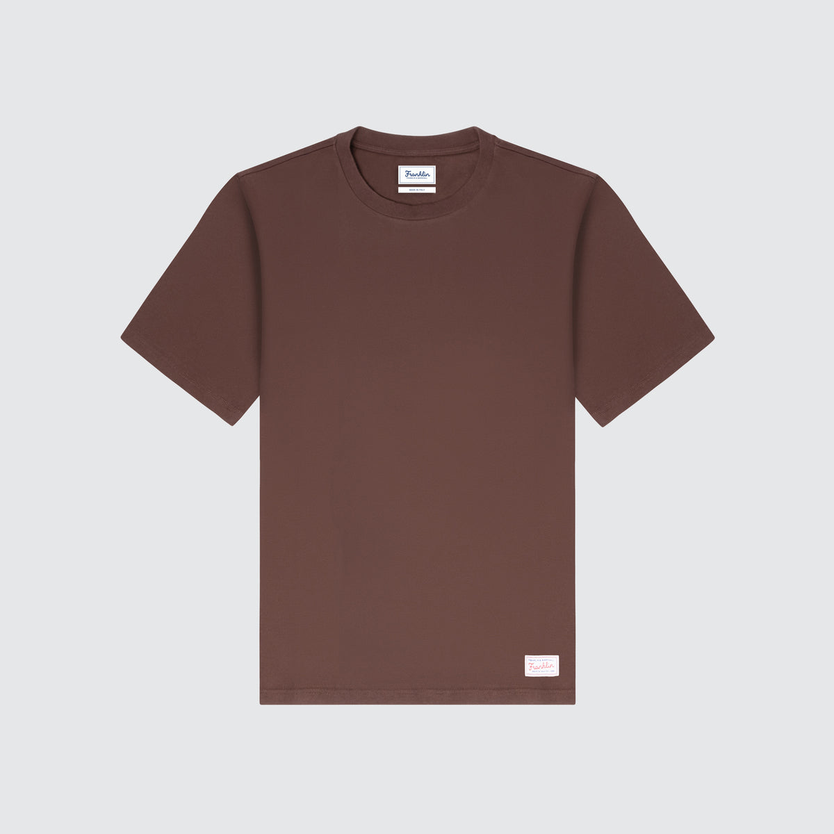 T-shirt manica corta in jersey con etichetta