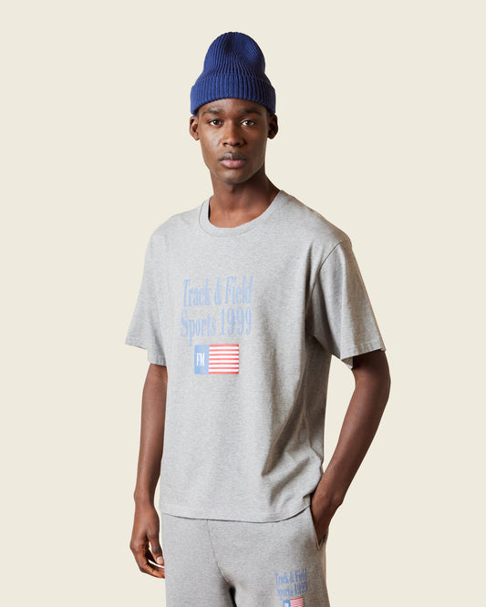 Short-sleeved jersey t-shirts with print