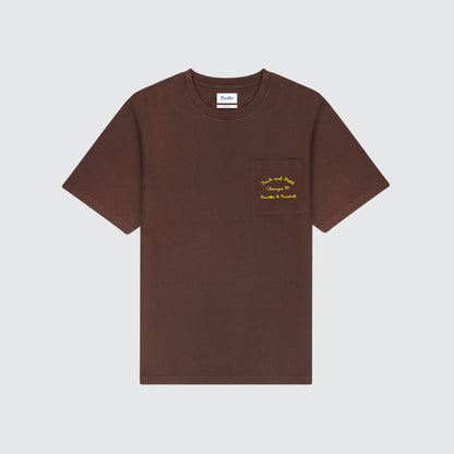 Camisetas de manga corta en jersey con bolsillo y bordado