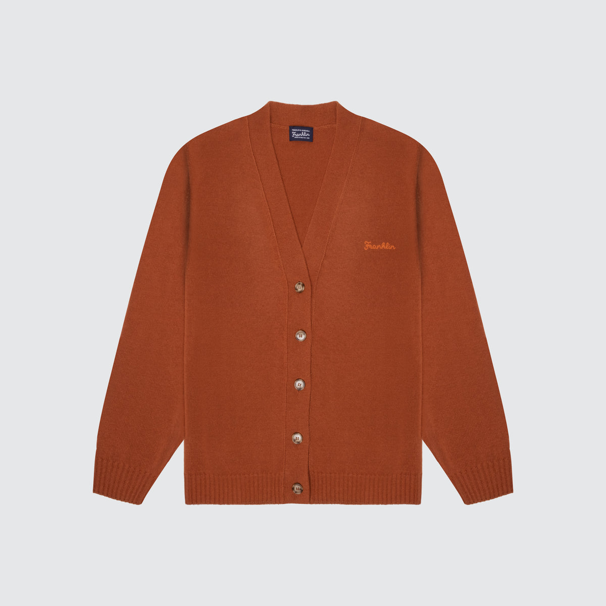 Cardigan in lana con ricamo