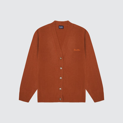 Cardigan in lana con ricamo