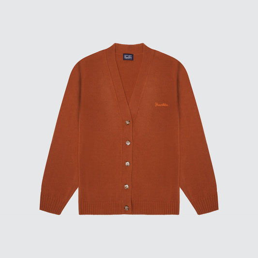 Cardigan in lana con ricamo