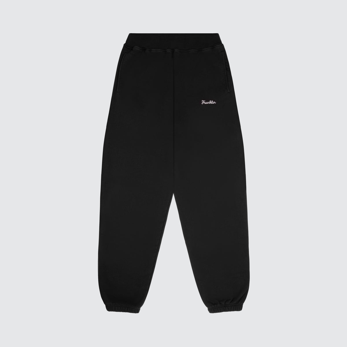 Pantalone in felpa con ricamo