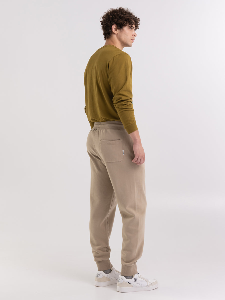 Agender jogger trousers with Arch letter embroidery