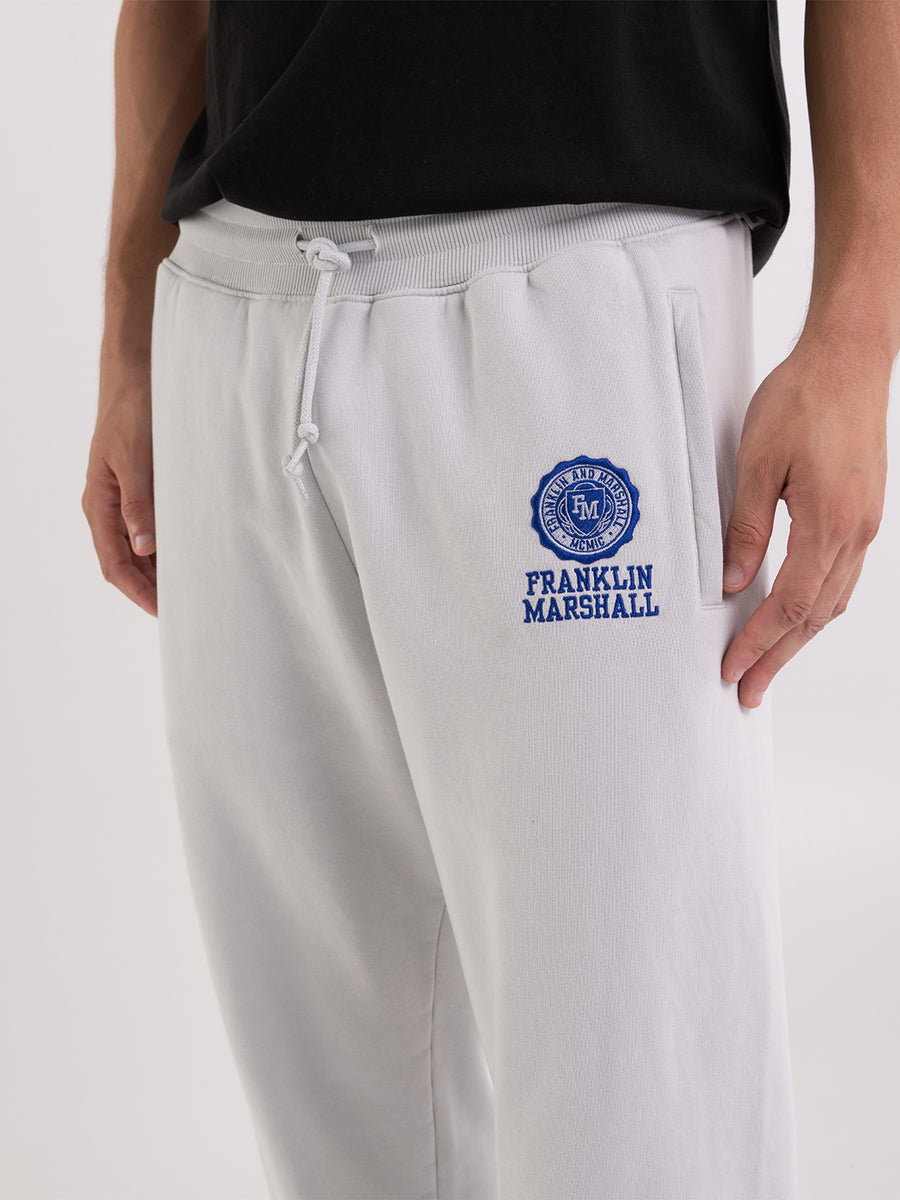 Agender jogger trousers with Crest logo embroidery
