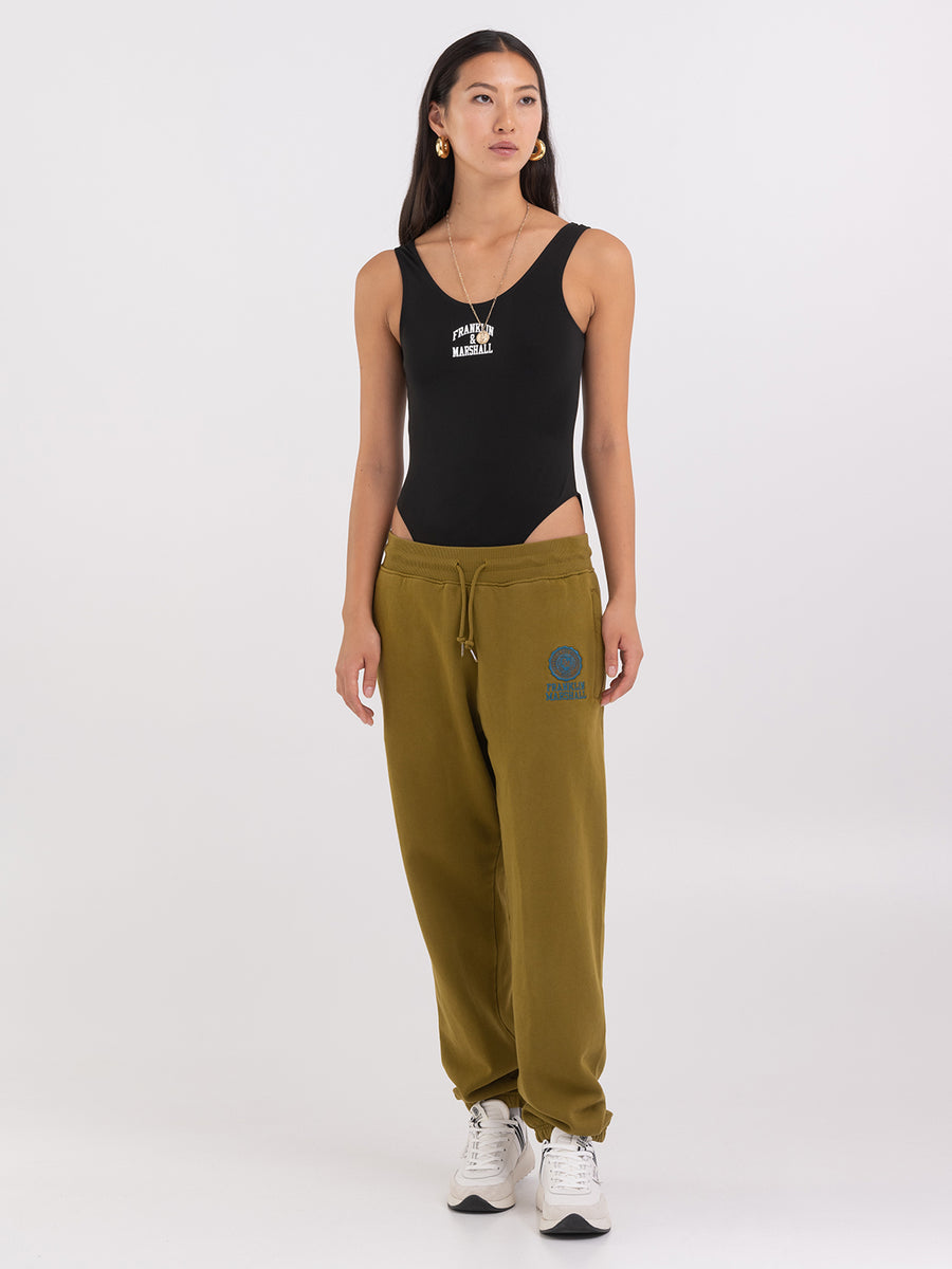 Agender jogger trousers with Crest logo embroidery