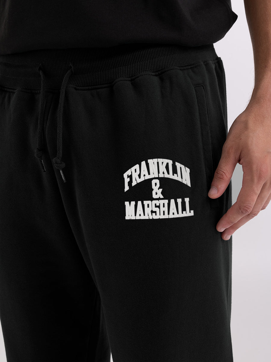 Jogger trousers with arch letter print