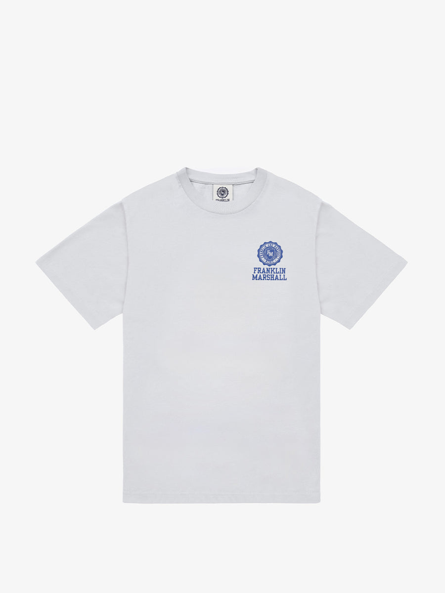 Agender jersey t-shirt with Crest logo print