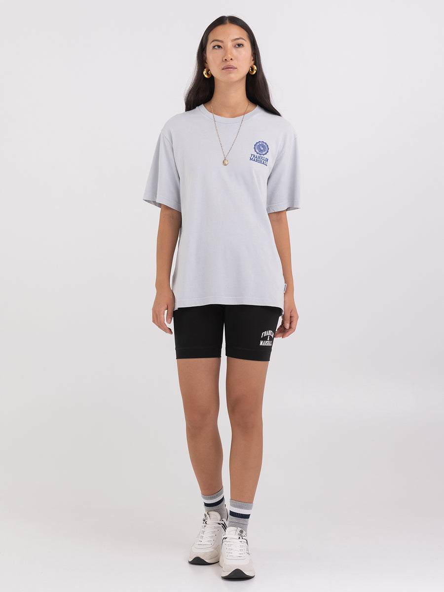 Agender jersey t-shirt with Crest logo print