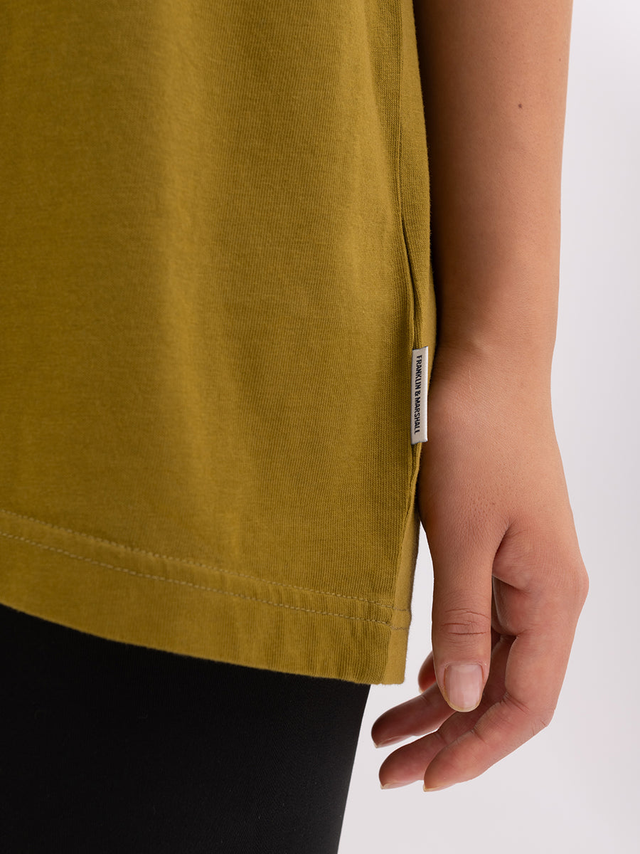 Agender jersey t-shirt with Crest logo print