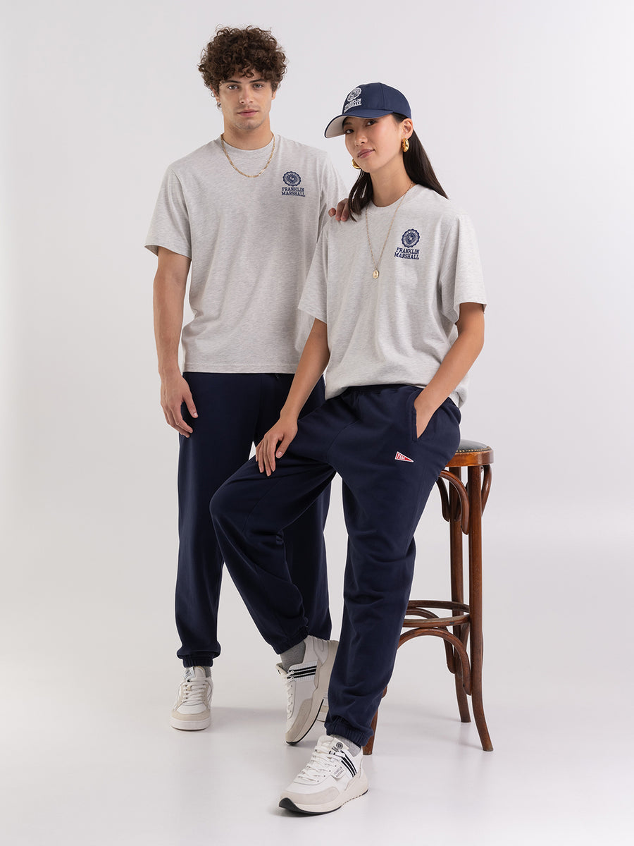 Agender t-shirt with Crest logo print