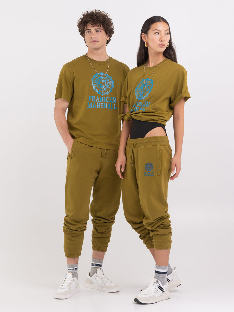 Agender t-shirt with Crest logo maxi print