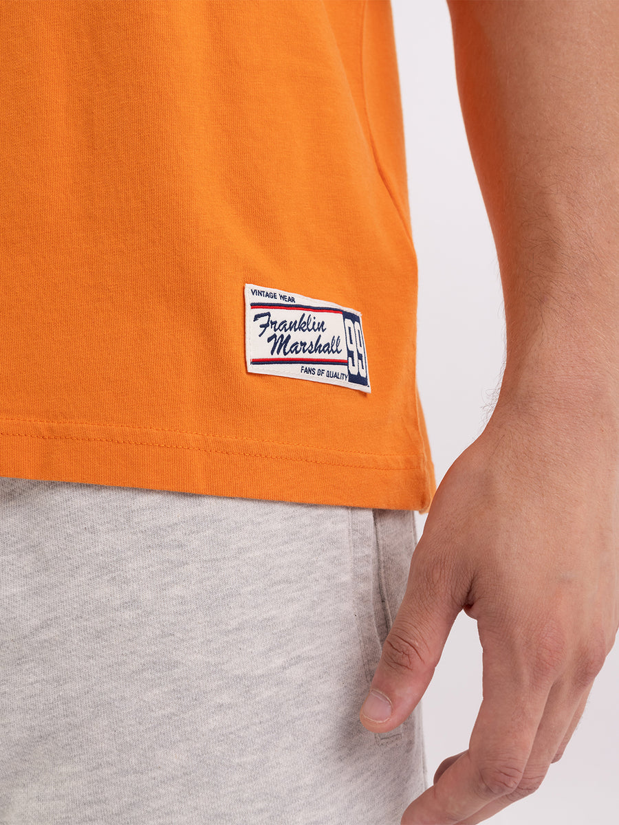 T-shirt in piece-dyed jersey