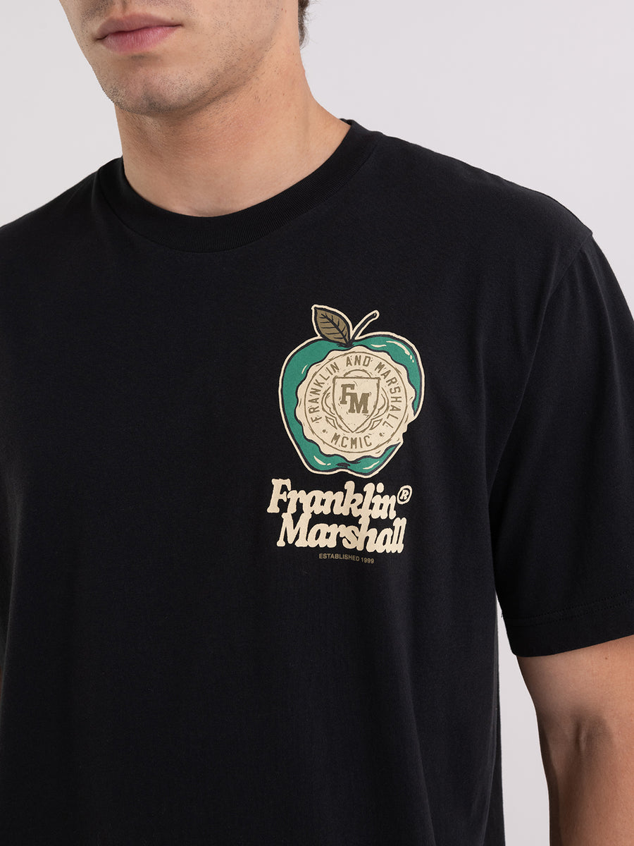 T-shirt in organic cotton con stampa alumni