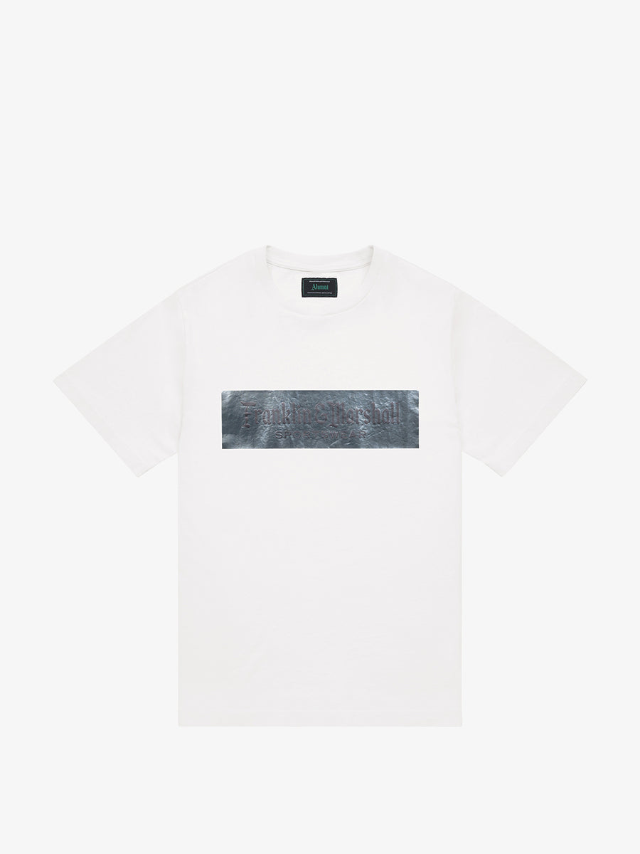 T-shirt in organic cotton with alumni gothic print