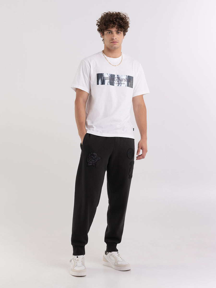 T-shirt in organic cotton with alumni gothic print
