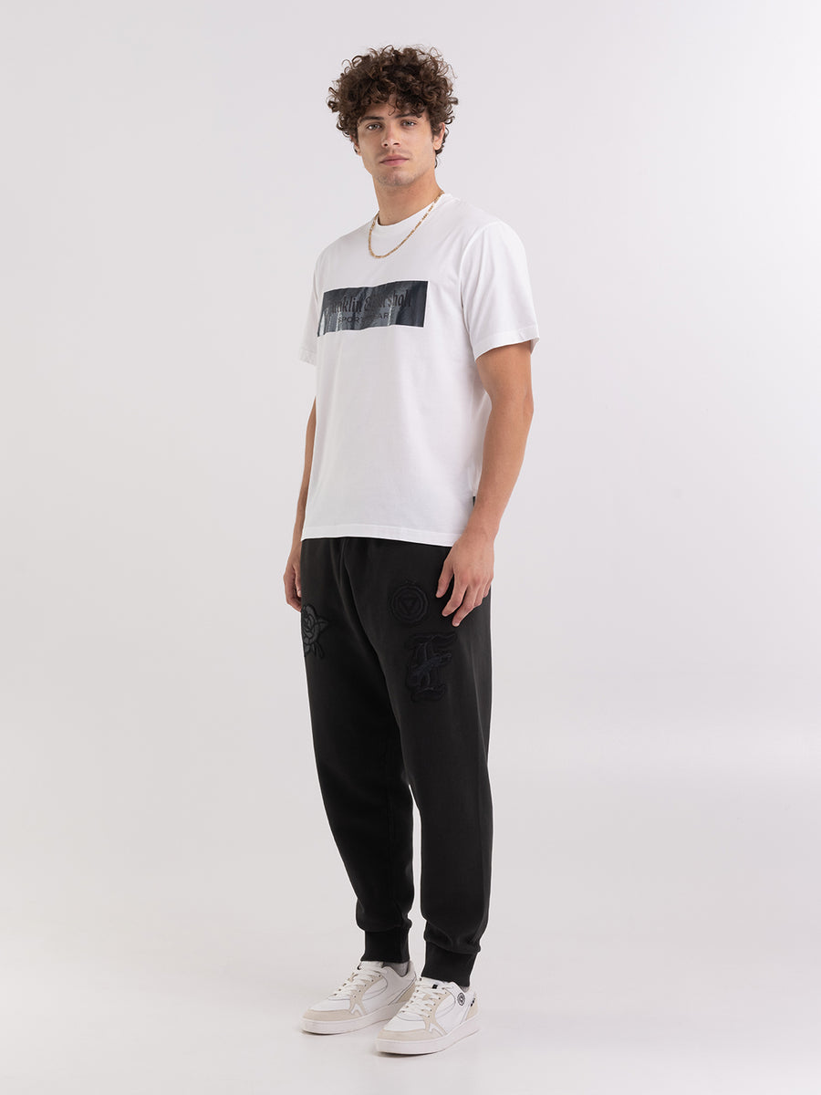 T-shirt in organic cotton with alumni gothic print