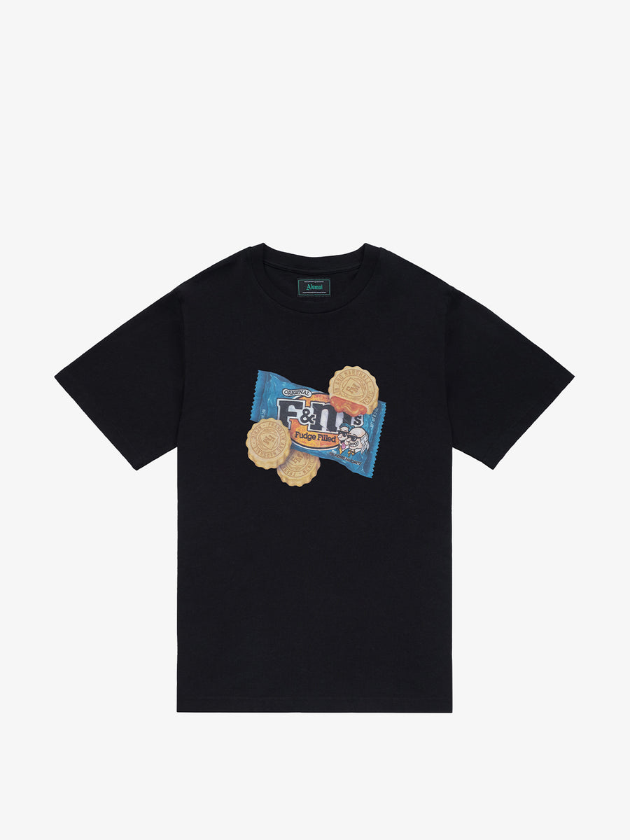 T-shirt in organic cotton with alumni candys print