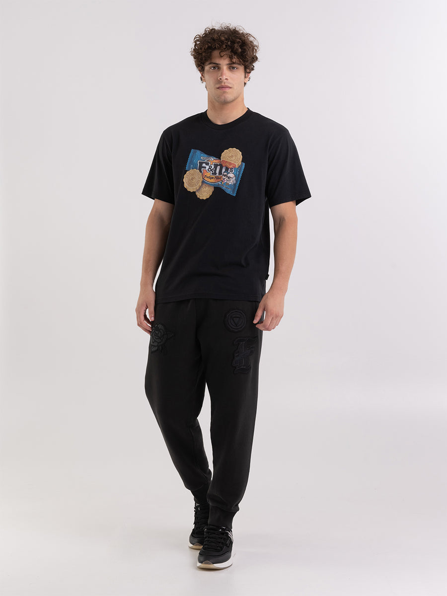 T-shirt in organic cotton with alumni candys print