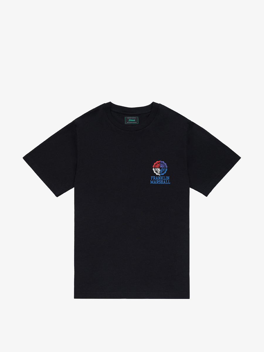 T-shirt in organic cotton stampa stemma college alumni