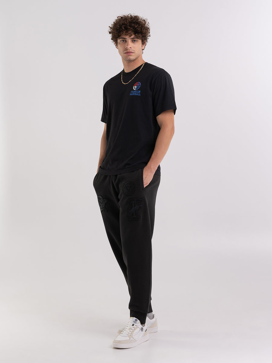 T-shirt in organic cotton stampa stemma college alumni