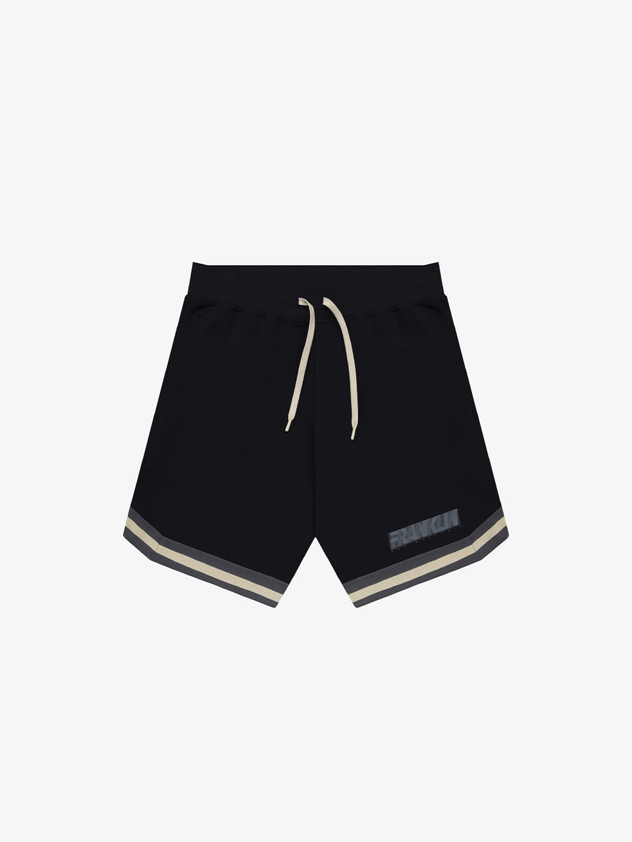 Shorts in technical fabric with heritage logo print