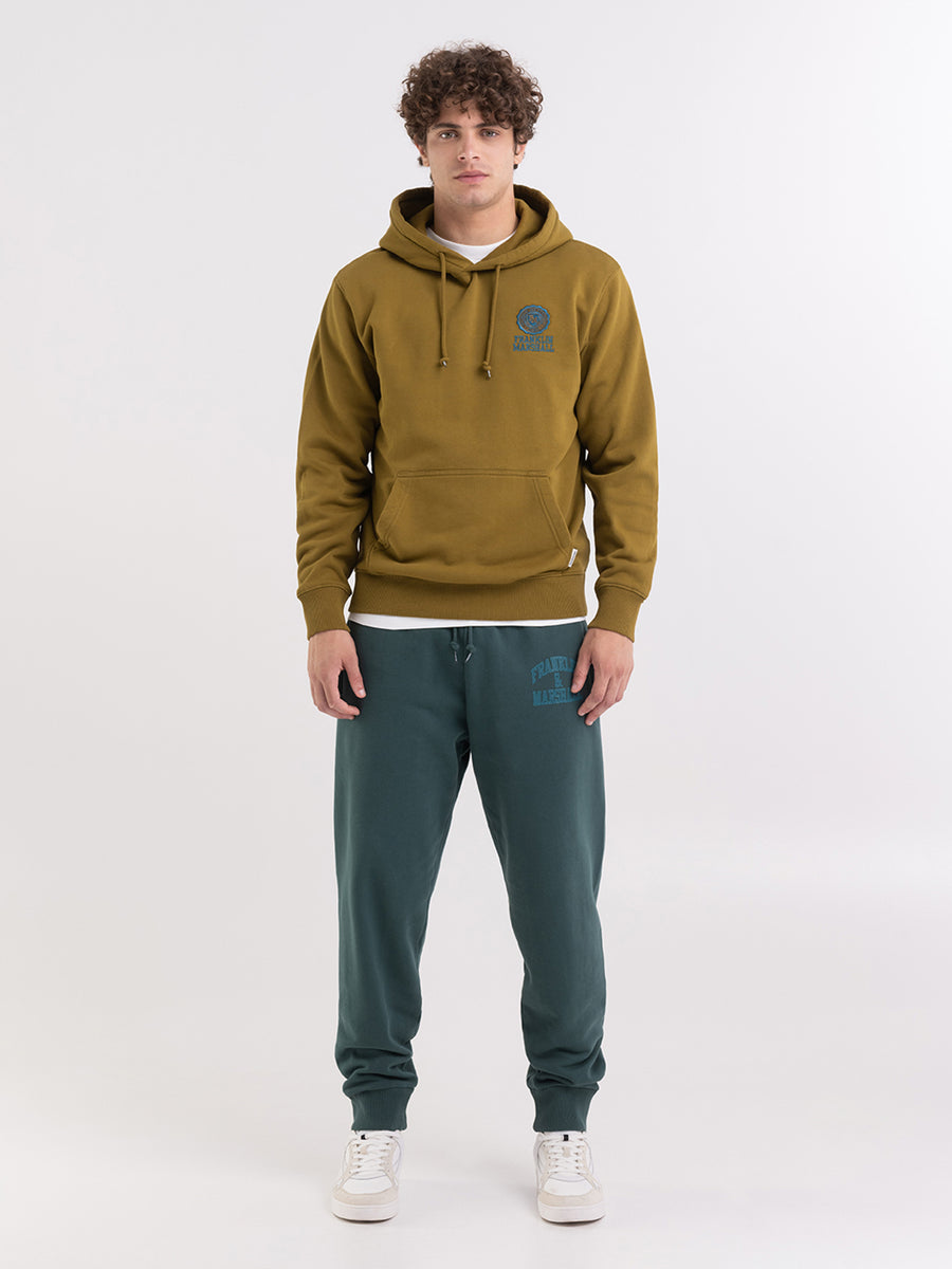 Hoodie with Crest logo embroidery