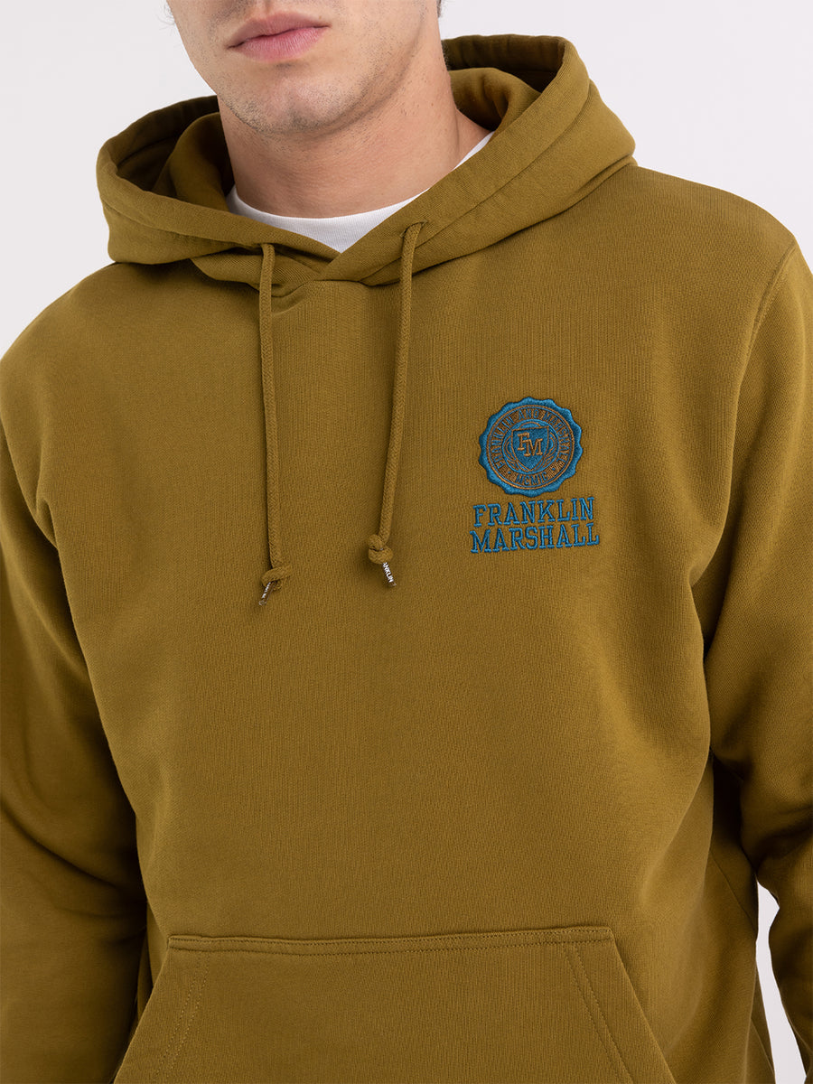 Hoodie with Crest logo embroidery