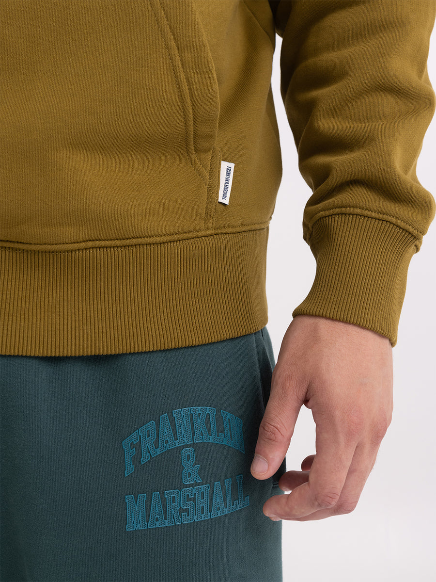 Hoodie with Crest logo embroidery
