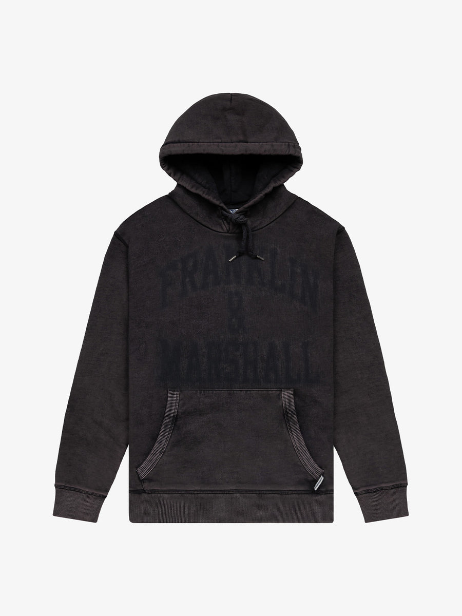 Marble wash sweatshirt with arch letter print