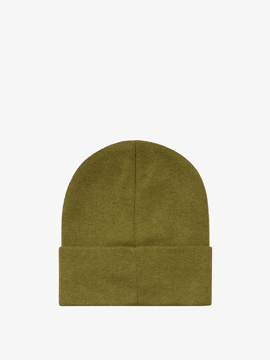 Beanie with turn-up and Crest logo