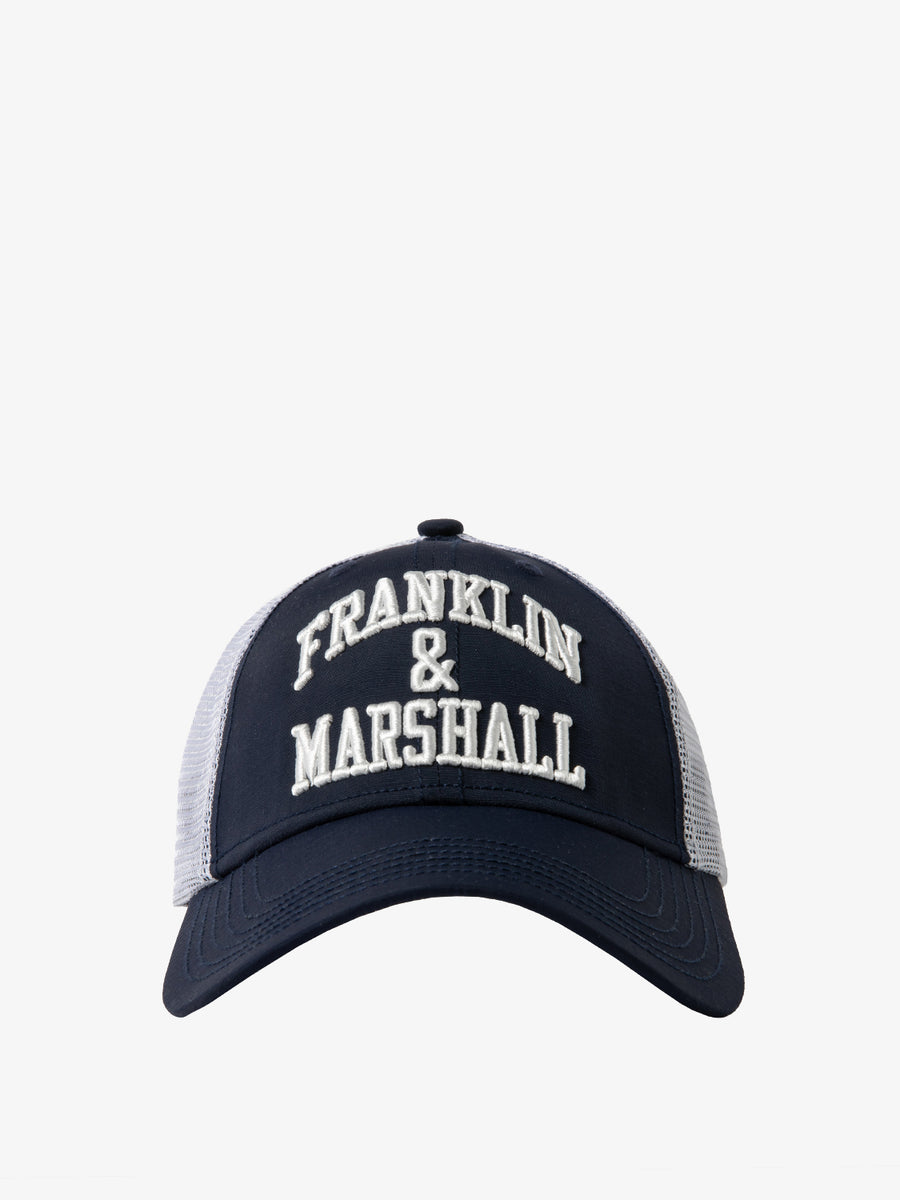 Agender baseball cap in twill and mesh