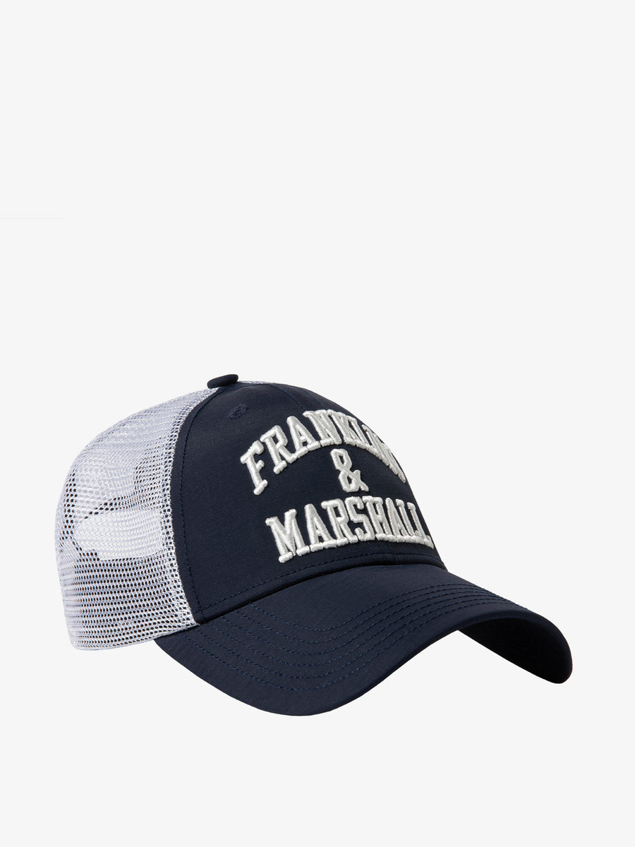 Agender baseball cap in twill and mesh