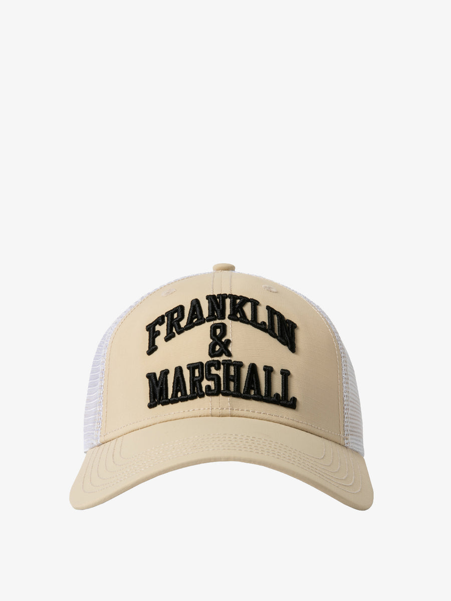 Agender baseball cap in twill and mesh