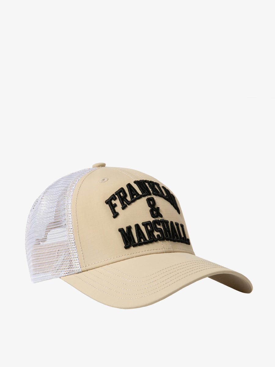 Agender baseball cap in twill and mesh