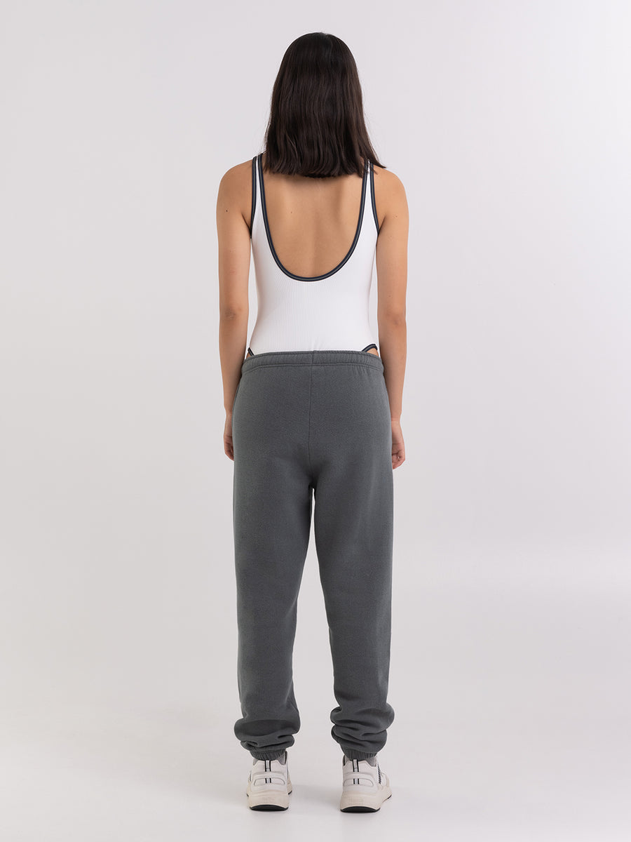 Jogger trousers with sporting club logo embroidery