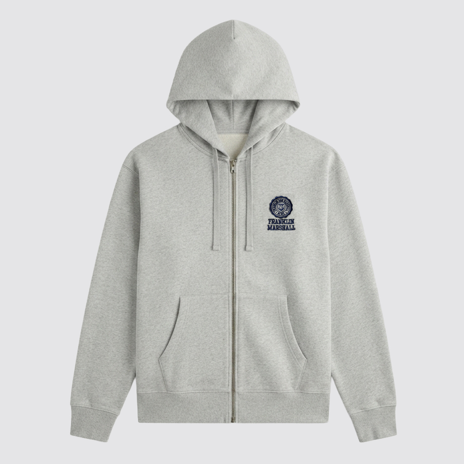 L'iconica felpa con zip e cappuccio della collezione "Heritage"