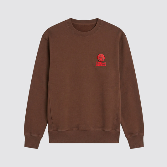 La icónica sudadera con cuello redondo de la colección "Heritage"
