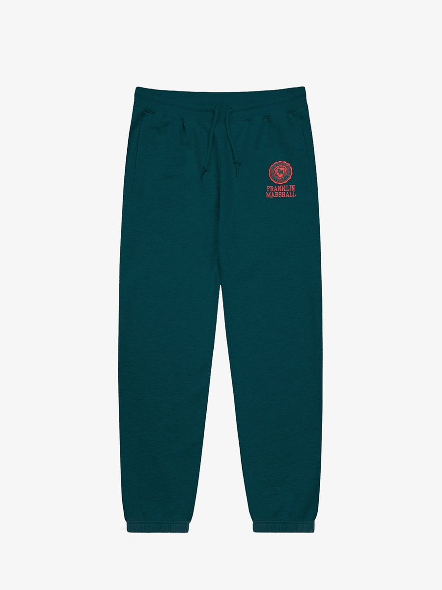 Agender jogger trousers with Crest logo embroidery